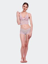 Fleurt White Lycra Lace Lingerie Set - One Size (Free Size) For Women Fleurt-Set-170-WH