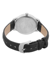 Fluid  Grey Round Leather Strap Analog Watches for Women FLWatch23-745L-GRY01