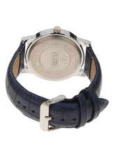 FLUID Blue Leather Strap Watches For Men FLWatch24-785G-BL01