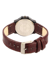 Fluid  White Round Leather Strap Analog Watches for Women FLWatch23-777L-WH01
