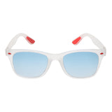 Prime White Rectangle One Size Plastic UV Sunglasses-OL146WH