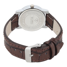 Fluid  Brown Round Leather Strap Analog Watches for Women FLWatch23-779L-BR01