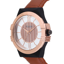 FLUID Tan Leather Strap Watches For Men FLWatch23-021-SL02