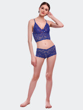Fleurt R.Blue Lycra Lace Lingerie Set - One Size (Free Size) For Women Fleurt-Set-170-R.BL