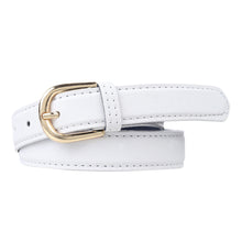 Sandy D Carter Women White Artificial Leather Waist Belt for Jeans & Formal Paint SDC-032-WH