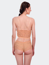 Fleurt Gold Lycra Lace Lingerie Set - One Size (Free Size) For Women Fleurt-Set-170-GD