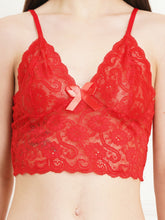 Fleurt Red Power Net+Spendex net Babydoll with Robe Dress for Women Fleurt25-BD-SH-170O-1014_RD