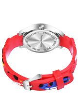 Fantasy World Red 3D Print Rubber Strap Time Teacher Analog Watch Boys & Girls FW-25-SL-17