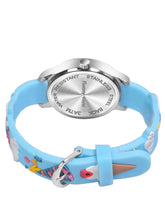 Fantasy World Blue 3D Print Rubber Strap Time Teacher Analog Watch Boys & Girls FW-25-SL-11
