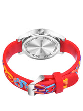 Fantasy World Red 3D Print Rubber Strap Time Teacher Analog Watch Boys & Girls FW-25-SL-13