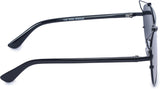 Prime Purple Round One Size Metal UV Sunglasses-OL154PR