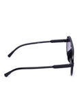 Prime Black Aviator One Size Plastic UV Sunglasses-OL123BK