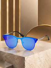 Blue Browline UV Sunglasses (OL107BL)| ₹40/Pc|Pack of 12 @ ₹480| Sample ₹99