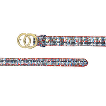 Sandy D Carter Women Red Synthetic Leather Waist Belt for Jeans & Formal Paint SDC-22-541-PTRD