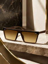 Brown Oversized UV Sunglasses (OL109BR)| ₹36/Pc|Pack of 12 @ ₹432| Sample ₹99