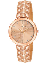 Sandy D Carter Metal Rose Gold Analogue Round Watches for Women_Sandy D Carter-230-RG