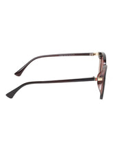 Celebrity Full Rim Brown Plastic Frame With Brown UV Protected Lens Round Sunglasses for Men & Women_05-BR