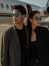 Blue Oval UV Sunglasses (OL108BL)| ₹30/Pc|Pack of 12 @ ₹360| Sample ₹99