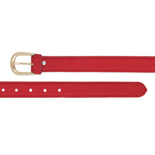Sandy D Carter Women Red Artificial Leather Waist Belt for Jeans & Formal Paint SDC-032-RD