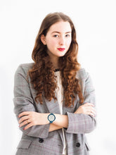 Fluid  Blue Round Metal Strap Analog Watches for Women FLWatch23-004-BL02