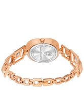Sandy D Carter Metal Silver Analogue Oval Watches for Women_Sandy D Carter-229-SL
