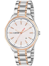Sandy D Carter Metal Silver Analogue Round Watches for Men_Sandy D Carter-172-RG-SL