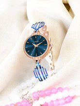 Sandy D Carter Metal Blue Analogue Round Watches for Women_Sandy D Carter-202-BL