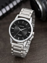 Sandy D Carter Metal Grey Analogue Round Watches for Men_SDC24-101-GRY