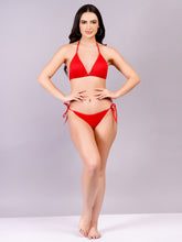 Fleurt Maroon Lycra Forbes Bikni Set I Lingerie Set - One Size (Free Size) For Women Fleurt-Set-Bikini-0239-RD