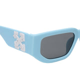 Prime Blue Square One Size Plastic UV Sunglasses-OL127BL