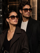 Brown Square UV Sunglasses (OL105BR)| ₹37/Pc|Pack of 12 @ ₹444| Sample ₹99