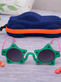 Lightweight Sunglasses for Boys and Girls with UV Protection for Daily Adventures KD237GR