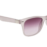 Prime Grey Rectangle One Size Plastic UV Sunglasses-OL144GY
