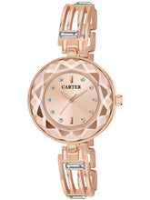 Sandy D Carter Metal Rose Gold Analogue Round Watches for Women_Sandy D Carter-126-RG