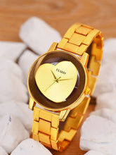 Fluid  Gold Round Metal Strap Analog Watches for Women FLWatch23-006-GD01