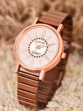 Sandy D Carter Metal Rose Gold Analogue Round Watches for Women_Sandy D Carter-81-RG-WH