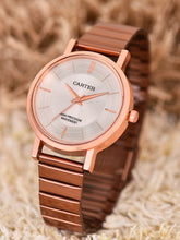 Sandy D Carter Metal Rose Gold Analogue Round Watches for Women_Sandy D Carter-82-RG-SL