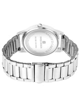 Sandy D Carter Metal Silver Analogue Round Watches for Men_SDC24-107-SL