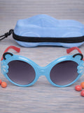 Premium UV400 Sunglasses for Kids for Everyday Outdoor Eye Protection KD218BL