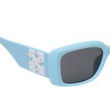 Prime Blue Square One Size Plastic UV Sunglasses-OL124BL