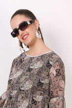 CELEBRITY Full Rim Black Plastic Frame With Blue UV Protected Lens Wayfarer Sunglasses for Women_8216-1