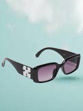 CELEBRITY Full Rim Black Plastic Frame With Blue UV Protected Lens Wayfarer Sunglasses for Women_8216-1
