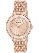 Sandy D Carter Metal Rose Gold Analogue Round Watches for Women_Sandy D Carter-122-RG