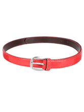 Sandy D Carter Women Red Synthetic Leather Waist Belt for Jeans & Formal Paint SDC-501-RD