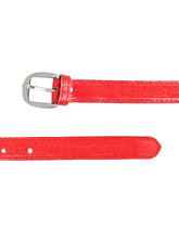 Sandy D Carter Women Red Synthetic Leather Waist Belt for Jeans & Formal Paint SDC-501-RD