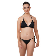Fleurt Black One Size Polyester Bikini Lingerie Set For Women