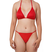 Fleurt Red One Size Polyester Bikini Lingerie Set For Women
