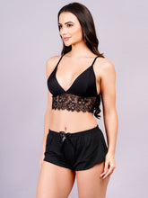 Fleurt Baby Dolls Co-Ord Set Night Wear for Women Fleurt-BD-1065-MR