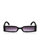Celebrity Black Retro-Square Plastic Sunglasses For Men CLSN25-23012-01