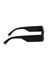 Celebrity Black Retro-Square Plastic Sunglasses For Men CLSN25-23012-01